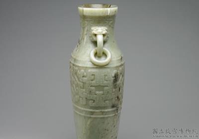 图片[2]-Jade hu jar with animal-mask pattern, Qing dynasty, Qianlong reign (1736-1795)-China Archive